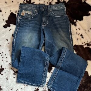 Cinch Men's Dark Blue Bootcut Jeans